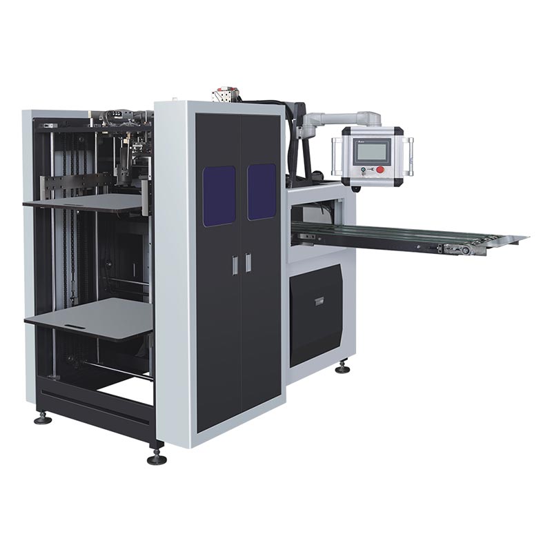 Μηχανή επικόλλησης γωνιών άκαμπτου κουτιού